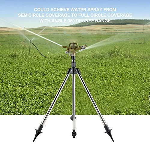 Garosa Arroseur rotatif sur trépied réglable 360°