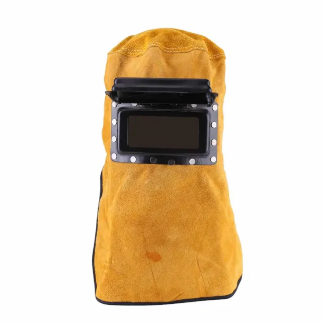 Garosa casque de soudage cuir lentille 9x4 cm résistant chaleur