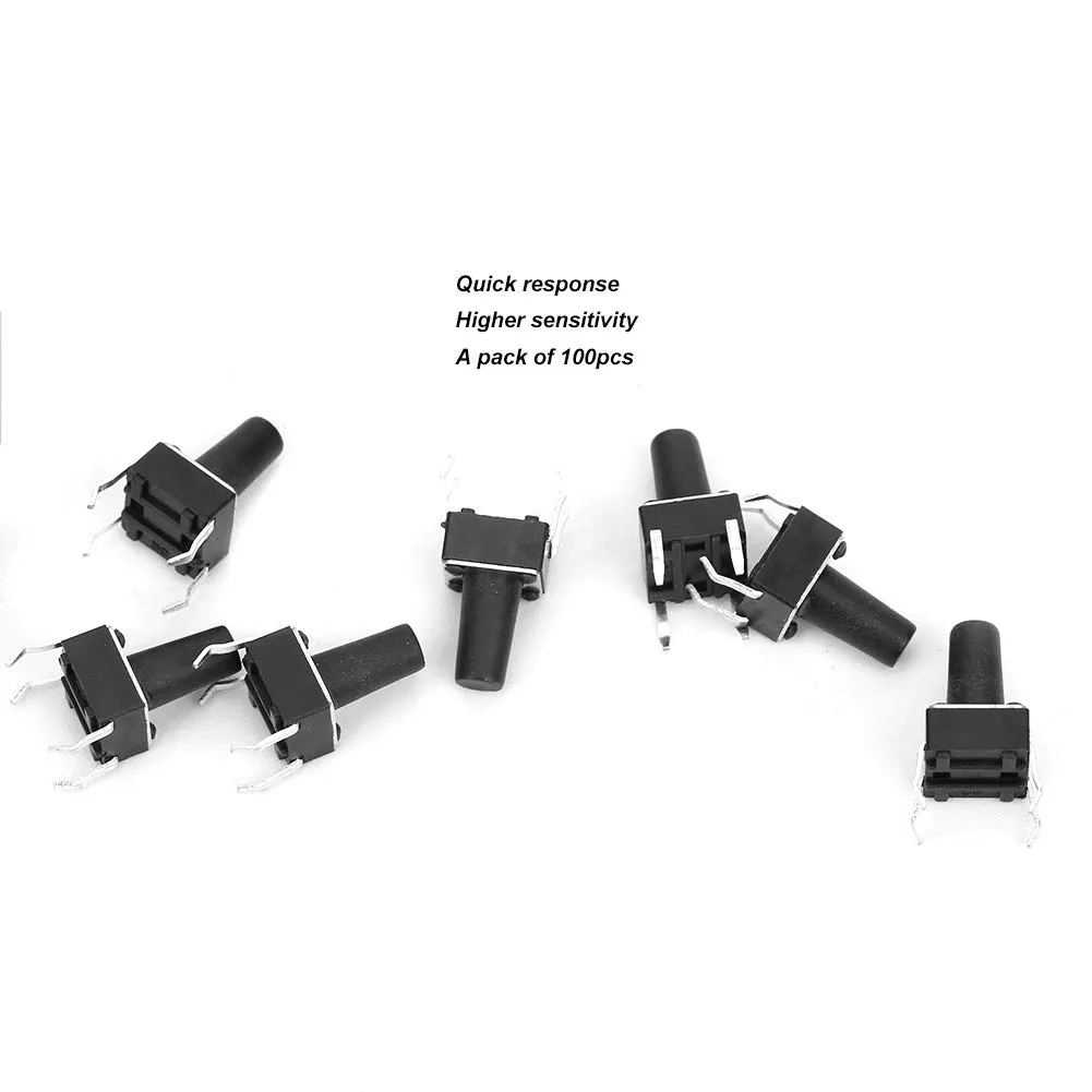 Garosa boutons tactiles 6x6mm DIP 12V lot 100