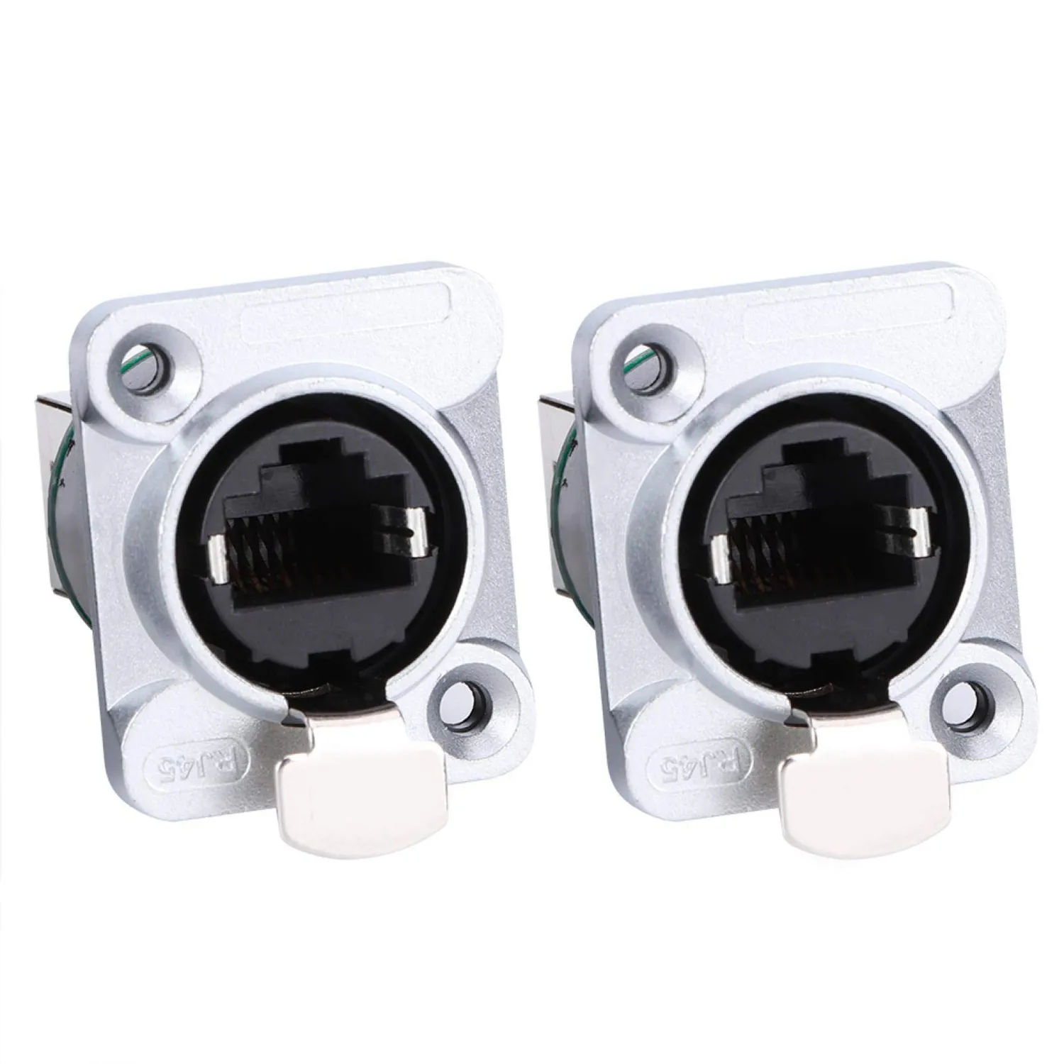 Garosa connecteur RJ45 2 ports droit ignifuge 8 pôles