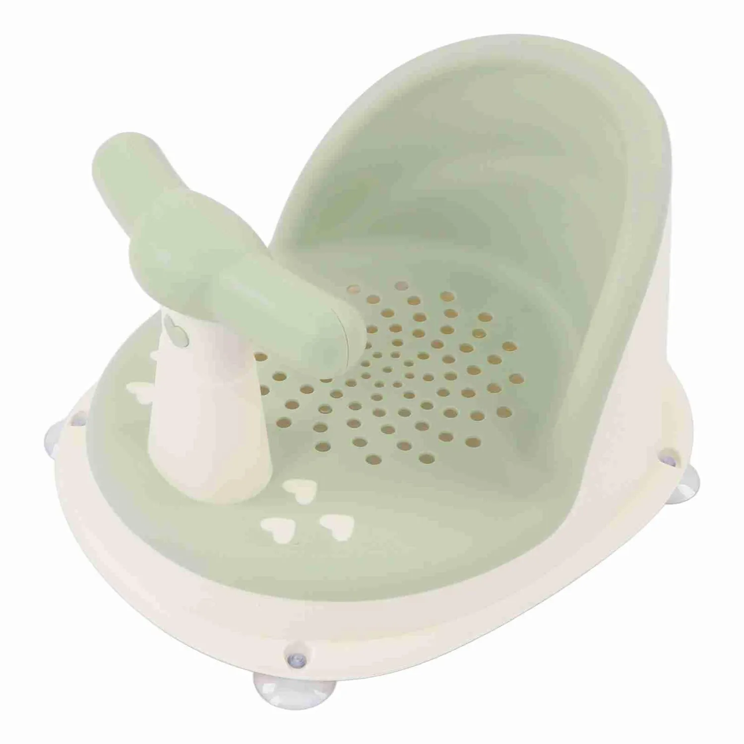 Garosa chaise de douche bébé pliable verte ventouses