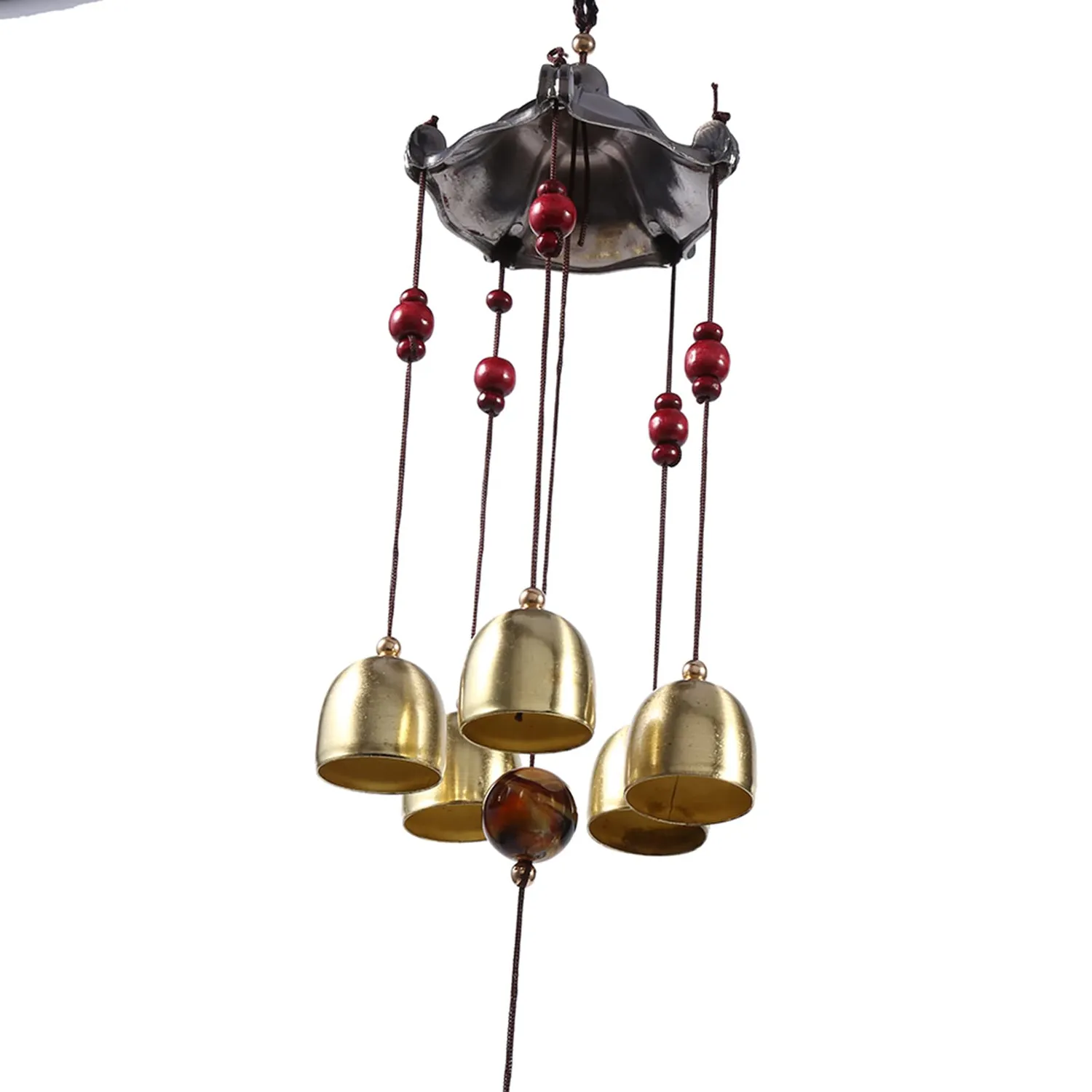 Garosa carillon éolien 5 cloches 52 cm son cristallin