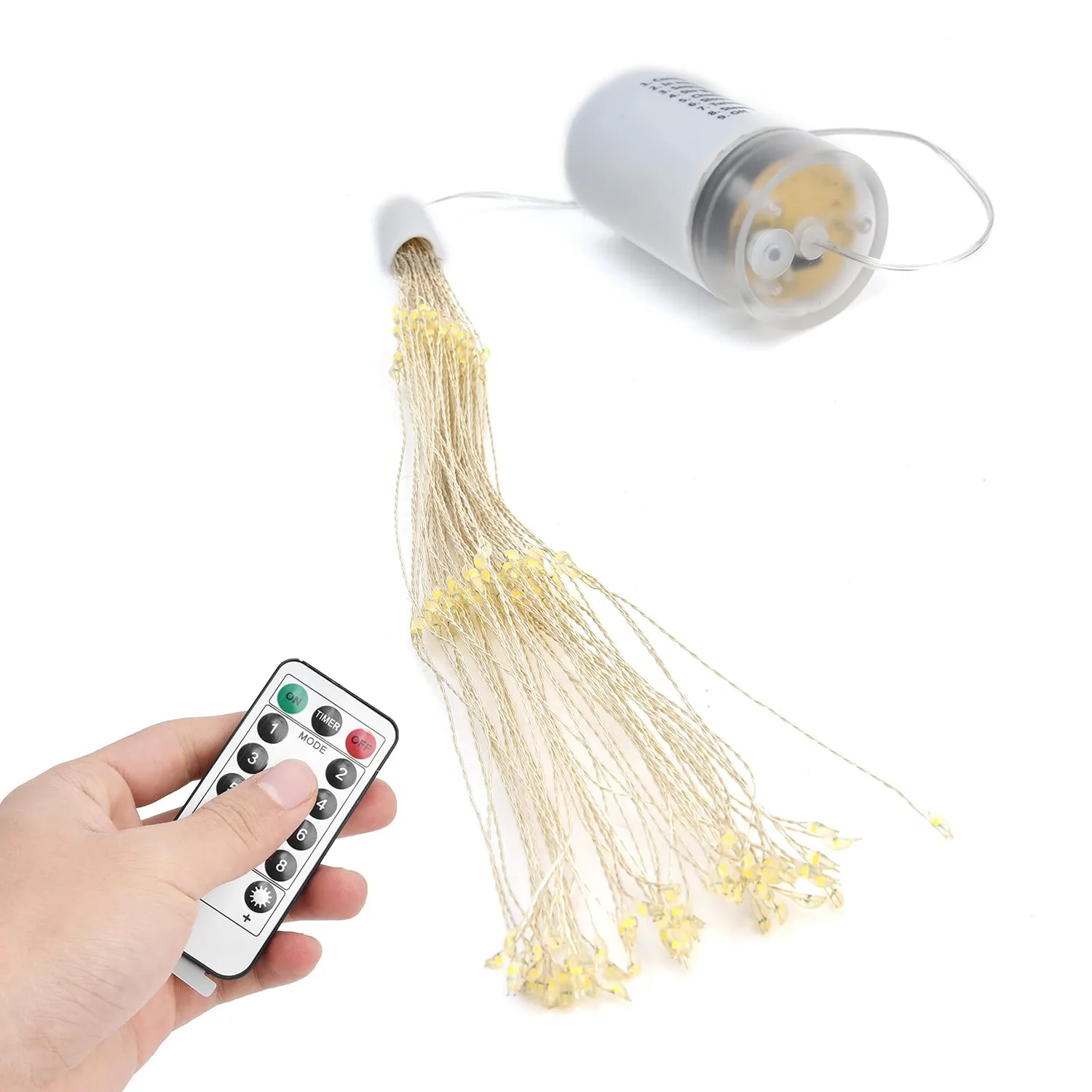 Garosa Guirlande LED feu d'artifice 180 LED télécommande