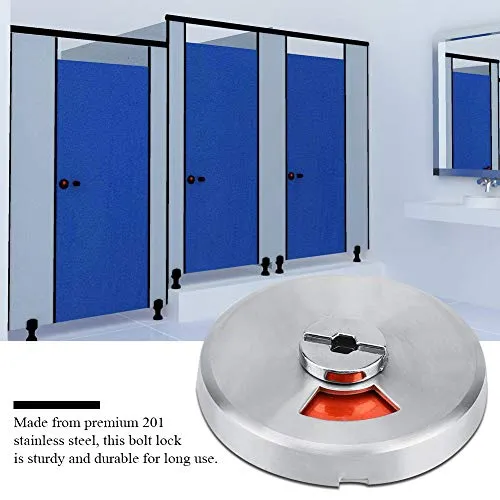 Garosa Verrou de porte rotatif avec indicateur rouge vert, inox 201