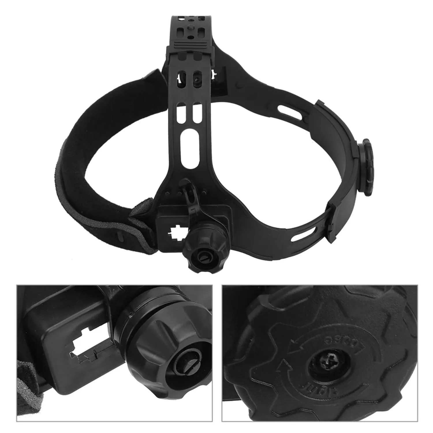 Garosa bandeau casque soudure réglable noir ABS