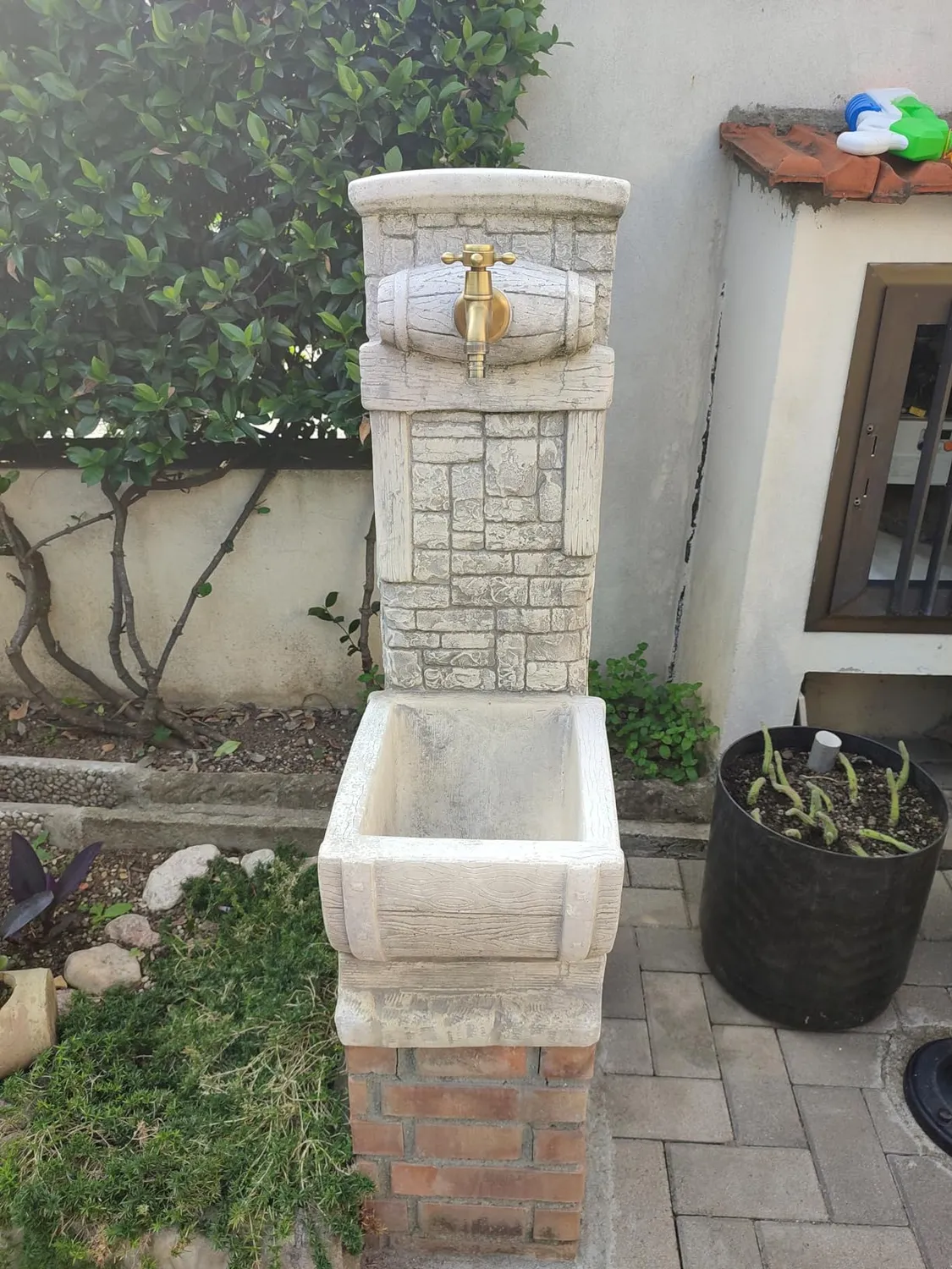 Garosa robinet mural vintage #1 laiton eau froide G1/2