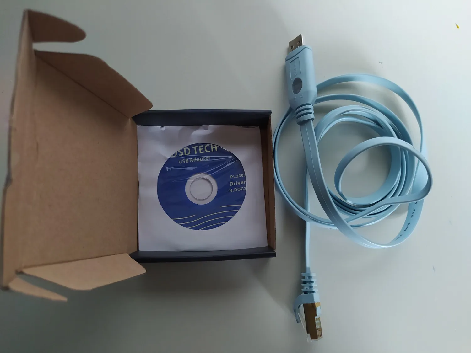 DSD TECH SH-RJ45P Câble USB Console RJ45 1,8m PL2303