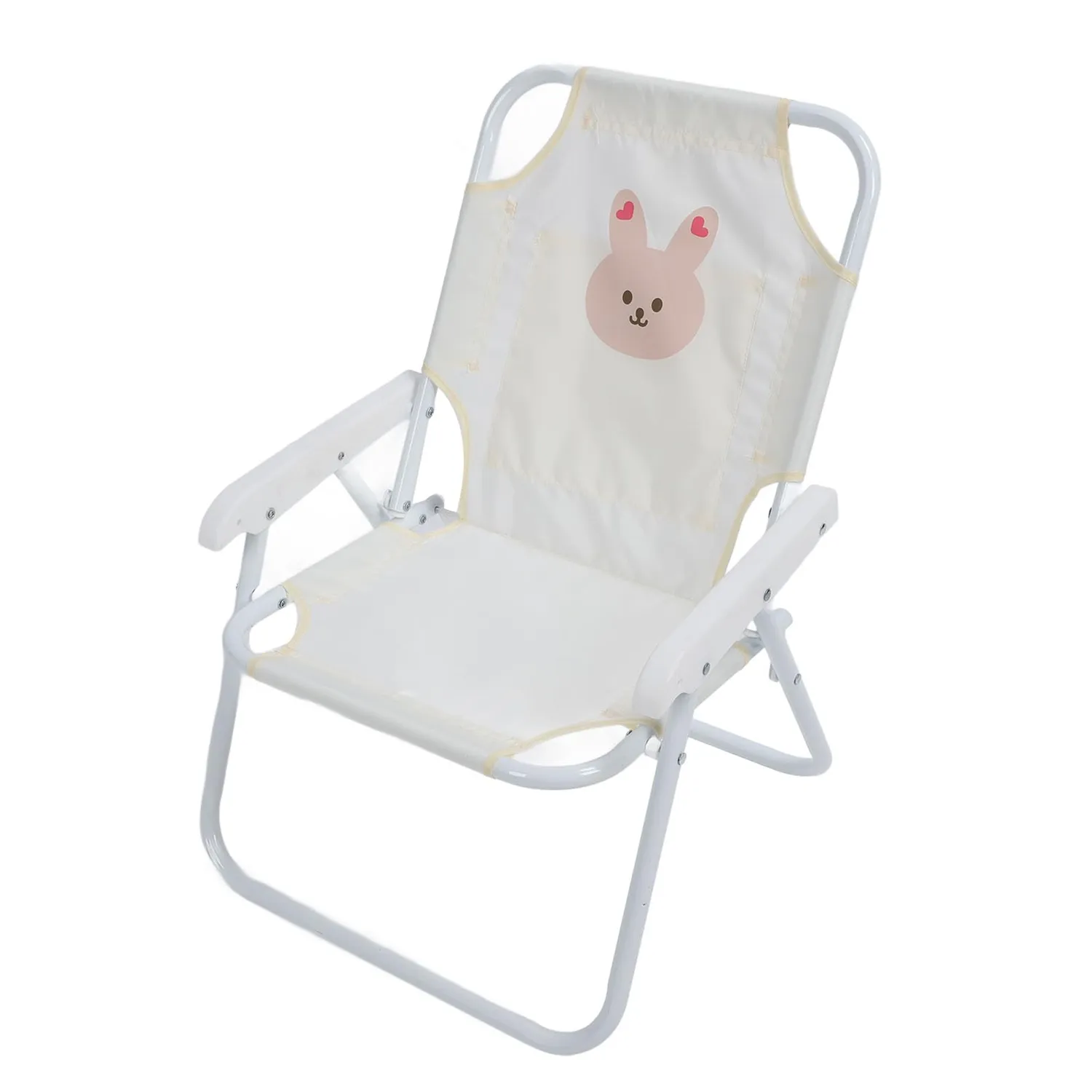 Garosa chaise de plage enfant pliable Lapin avec parasol