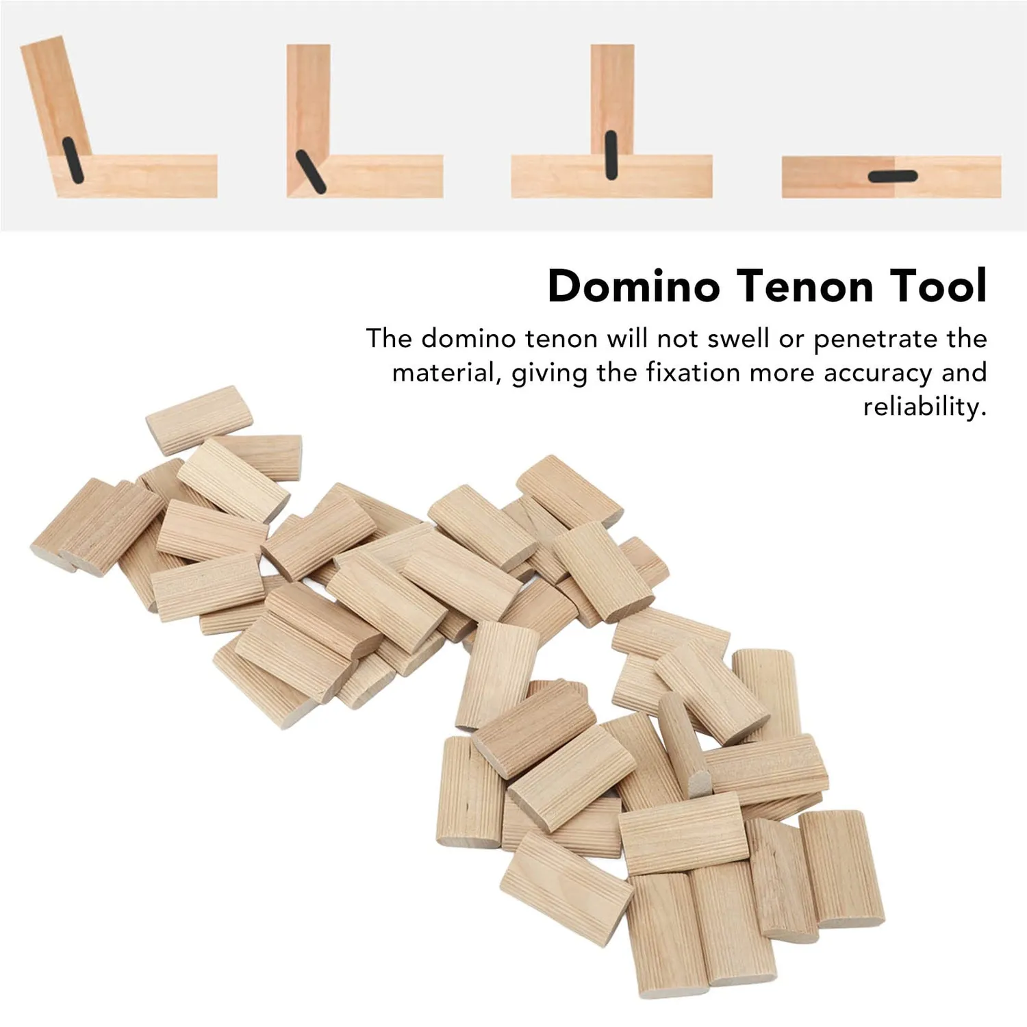 Garosa tenons lâches en hêtre 8 × 40 mm 50 pièces