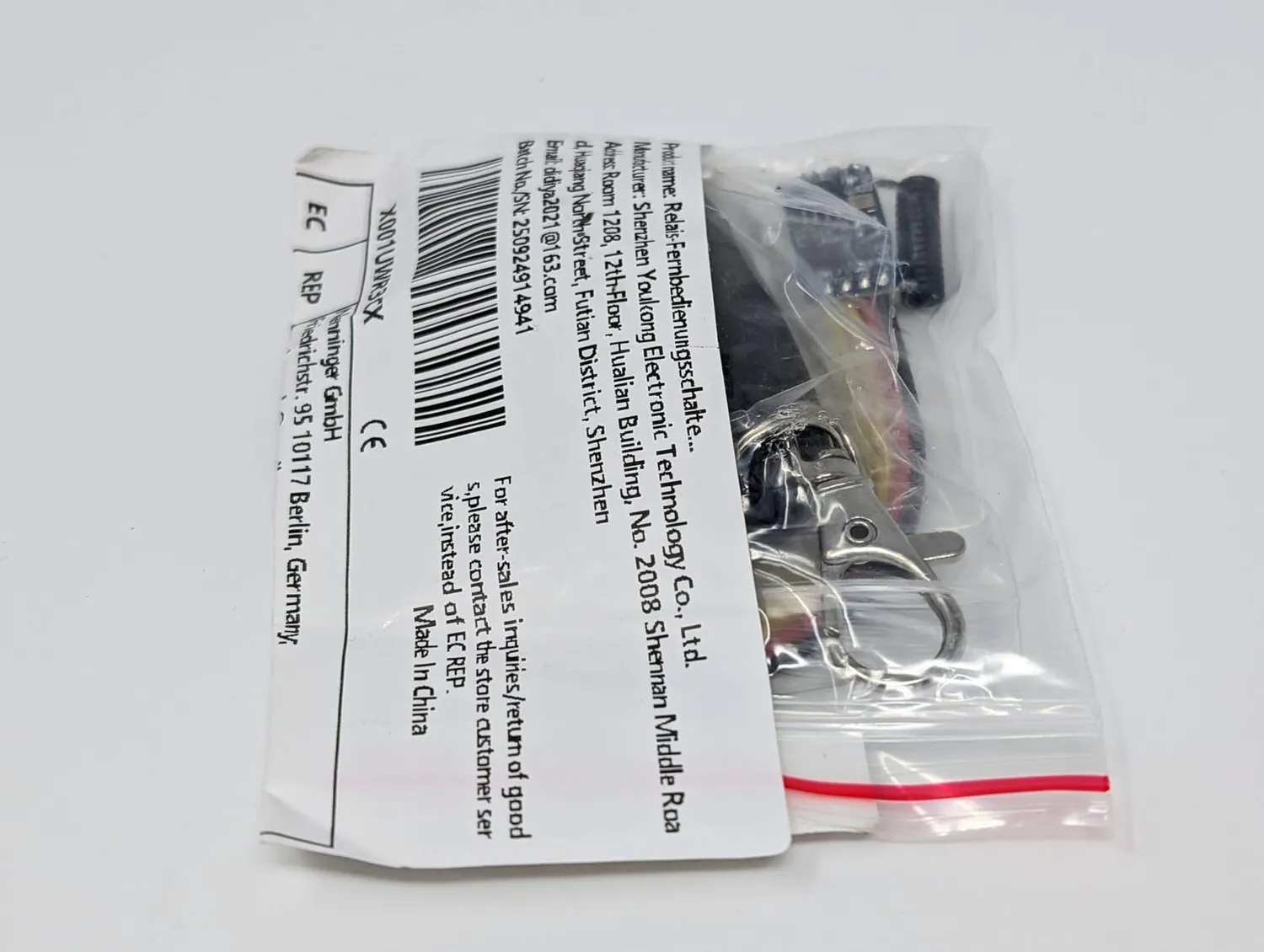 Garosa module relais sans fil 433,92 MHz DC 3,5–12 V