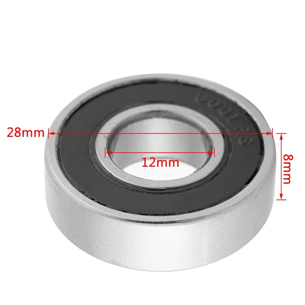Garosa 6001-2RS Roulements à Billes 10 pcs 12x28x8 mm 2RS