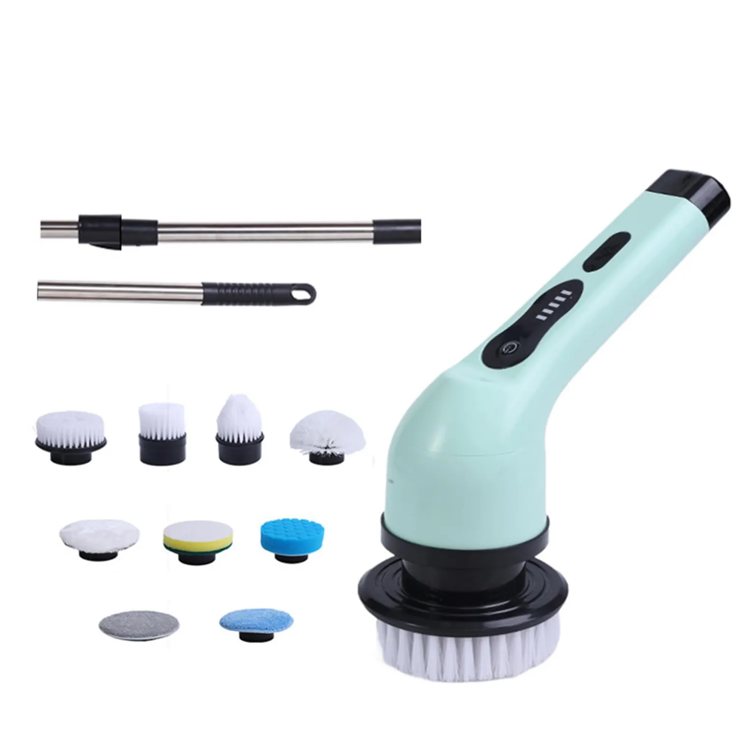 Garosa Brosse Nettoyage Électrique 9 Têtes Verte Sans Fil