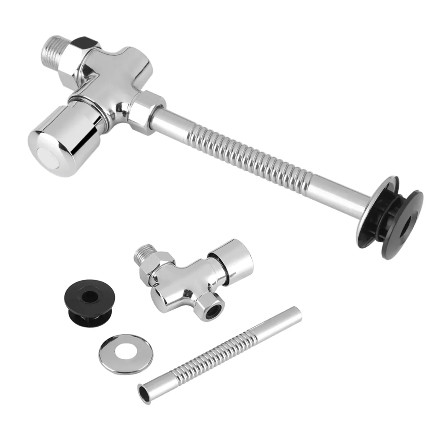 Garosa valve de chasse d’urinoir manuelle chromée