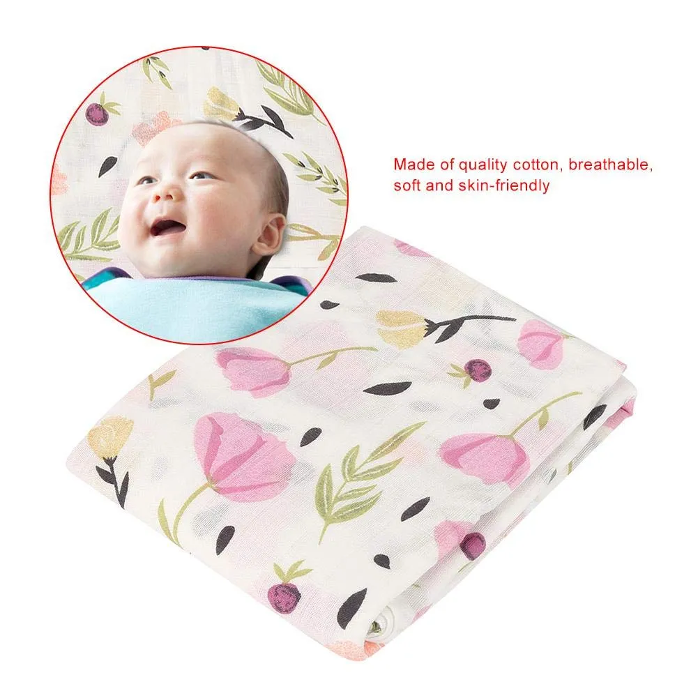Garosa couverture mousseline bébé 120 × 120 cm coton