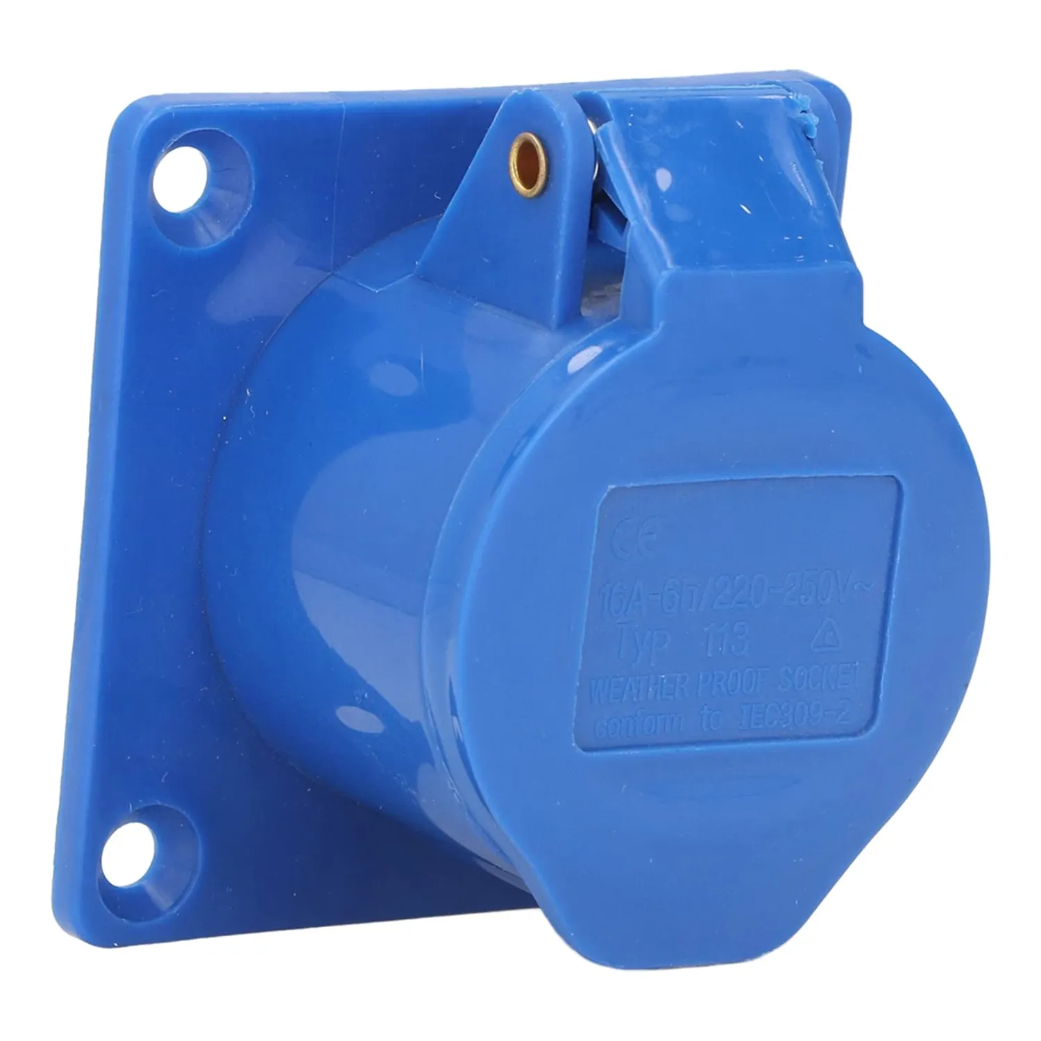 Garosa prise industrielle dissimulée 3 broches CEE IP44 bleue 220–250 V