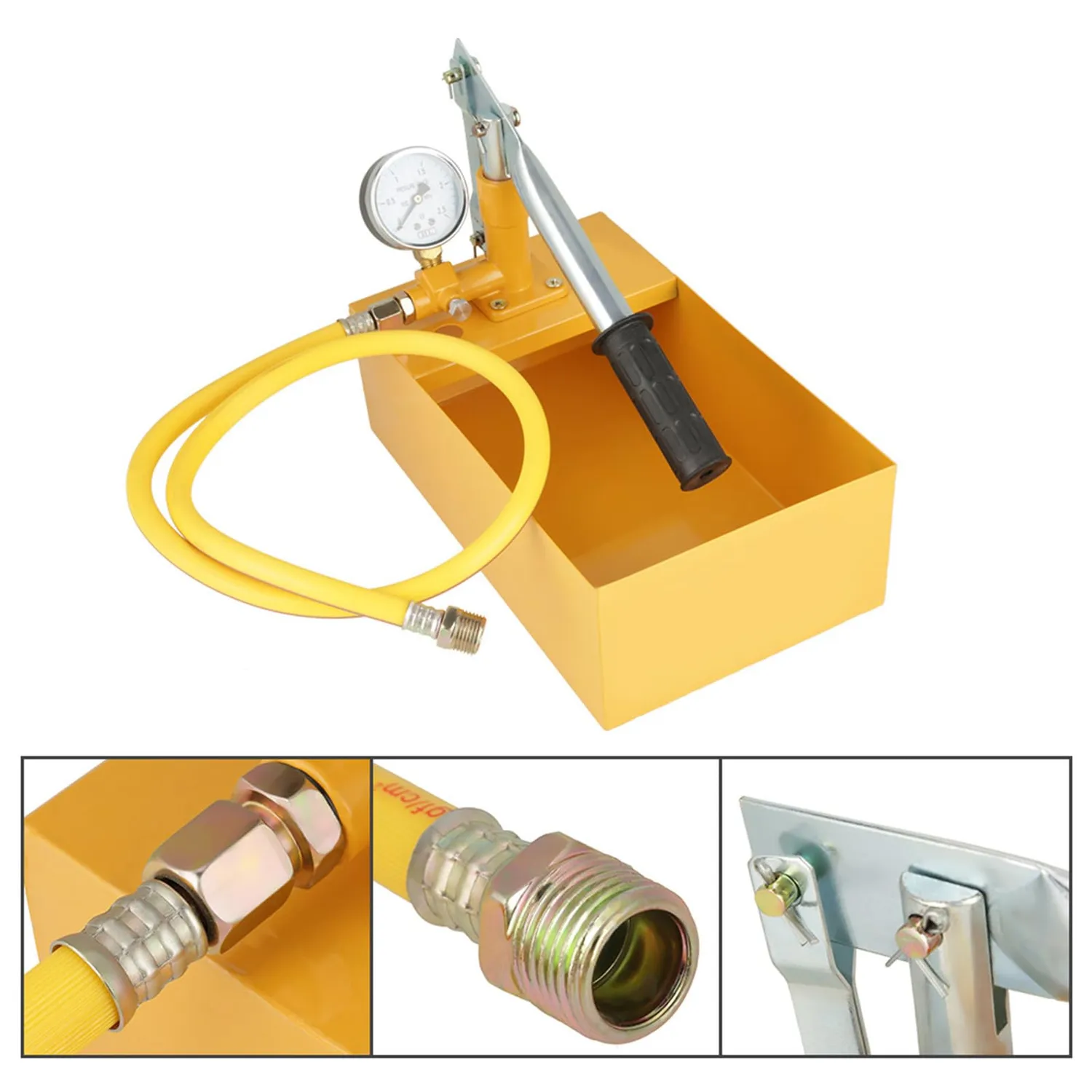 Garosa Pompe à essai de pression manuelle 2,5 MPa 13 ml/coup