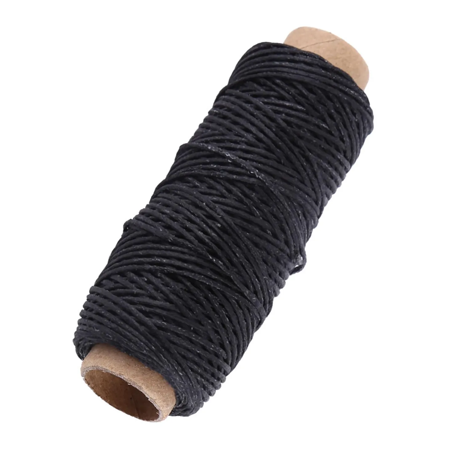 Garosa Fil ciré 150D fil à coudre kaki 50 m, largeur 1 mm