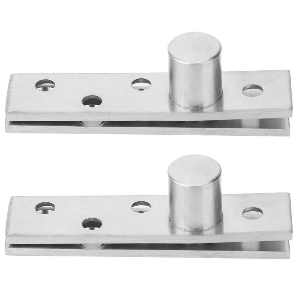 Garosa charnière pivotante 360° 75 mm arbre excentrique inox 2 pièces