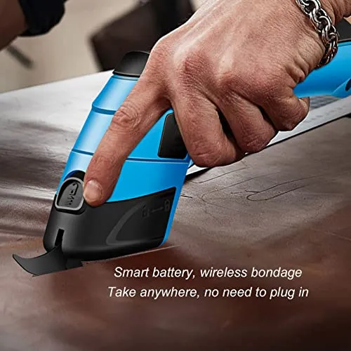 Garosa ciseaux électriques sans fil, 2 lames, recharge USB