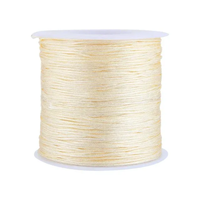 Garosa cordon satin nylon 0,8 mm 100 m pour bijoux