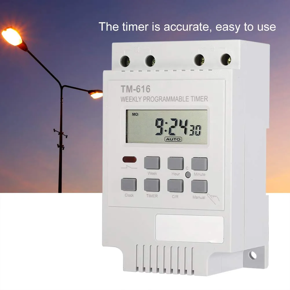 Garosa minuterie numérique LCD 12 V programmable