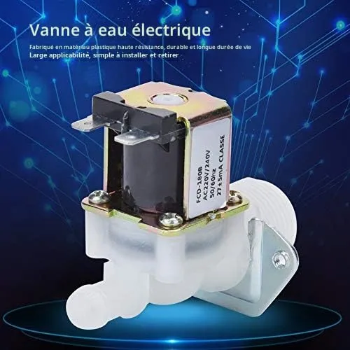 Garosa électrovanne eau 3/4″ 220–240 V CA unidirectionnelle