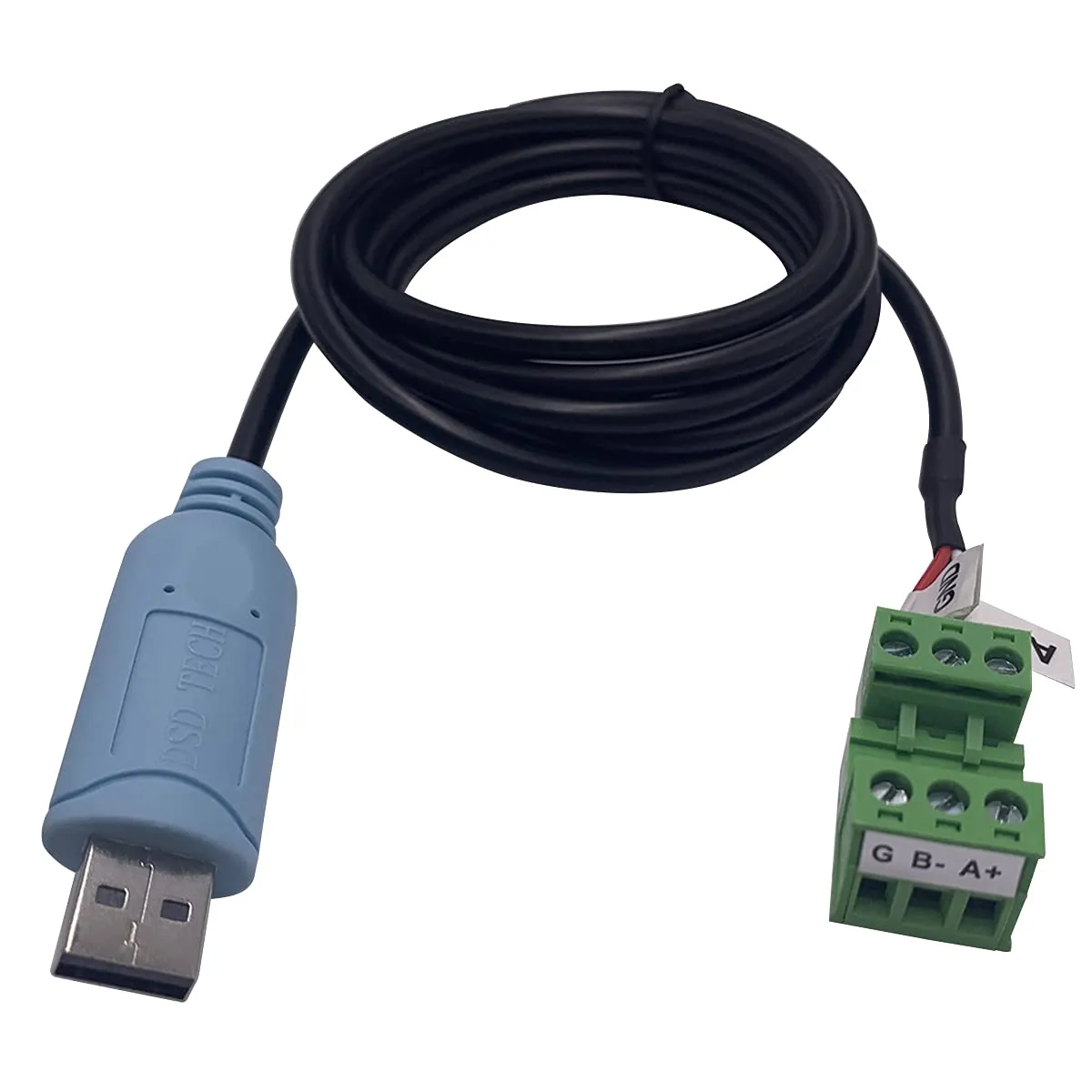 PLC Tech SH-U15 câble USB RS485 à pinces crocodile semi-duplex