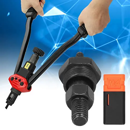 Garosa Tête de pistolet à riveter M4 en acier allié