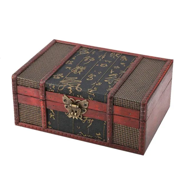 Garosa boîte à bijoux bois vintage #1 23 × 16 cm