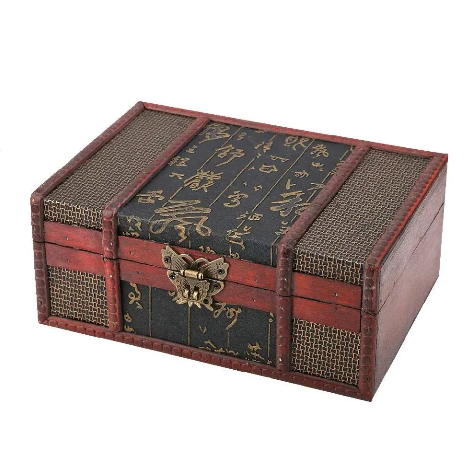 Garosa boîte à bijoux bois vintage #1 23 × 16 cm