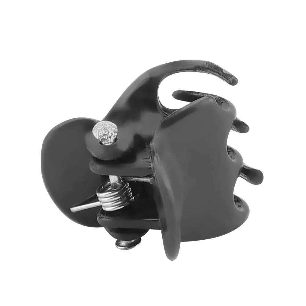 Garosa clips pour orchidées 100 pièces noirs 1,8 × 1,5 cm