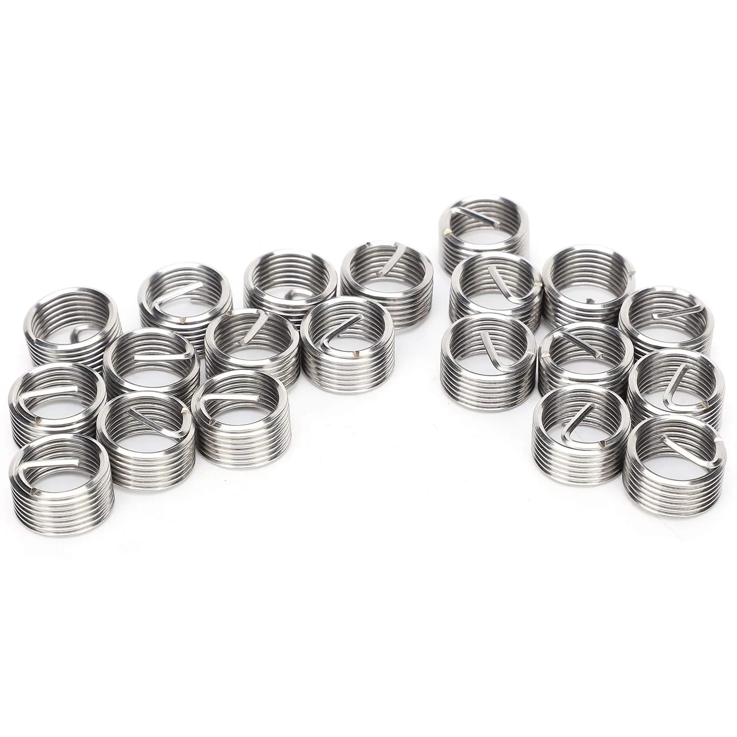 Garosa insert fileté M12 x 1,25 1D acier inoxydable, lot de 20
