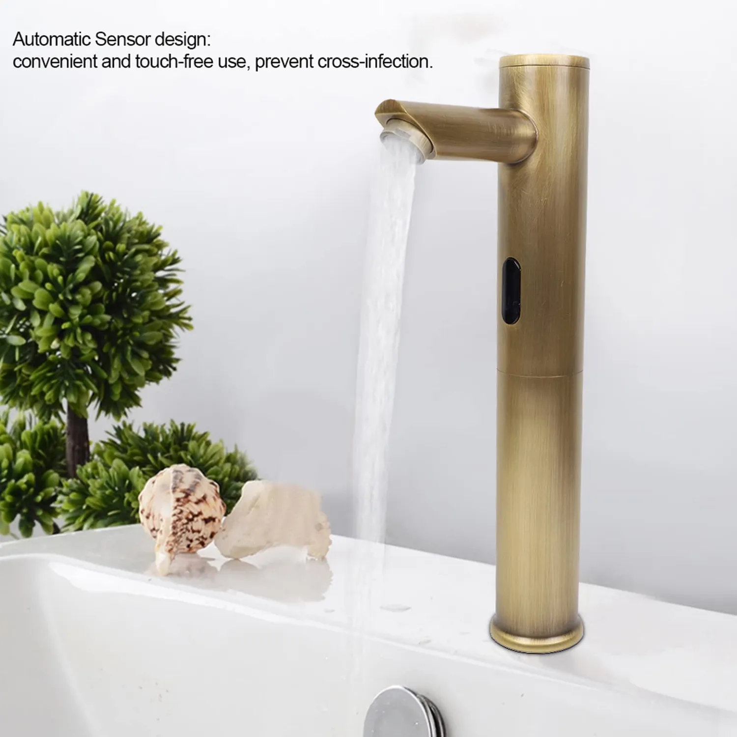 Garosa robinet lavabo capteur automatique sans contact piles