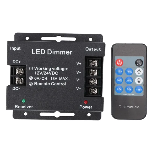 Garosa variateur LED RF télécommande 11 touches DC 12-24V PWM