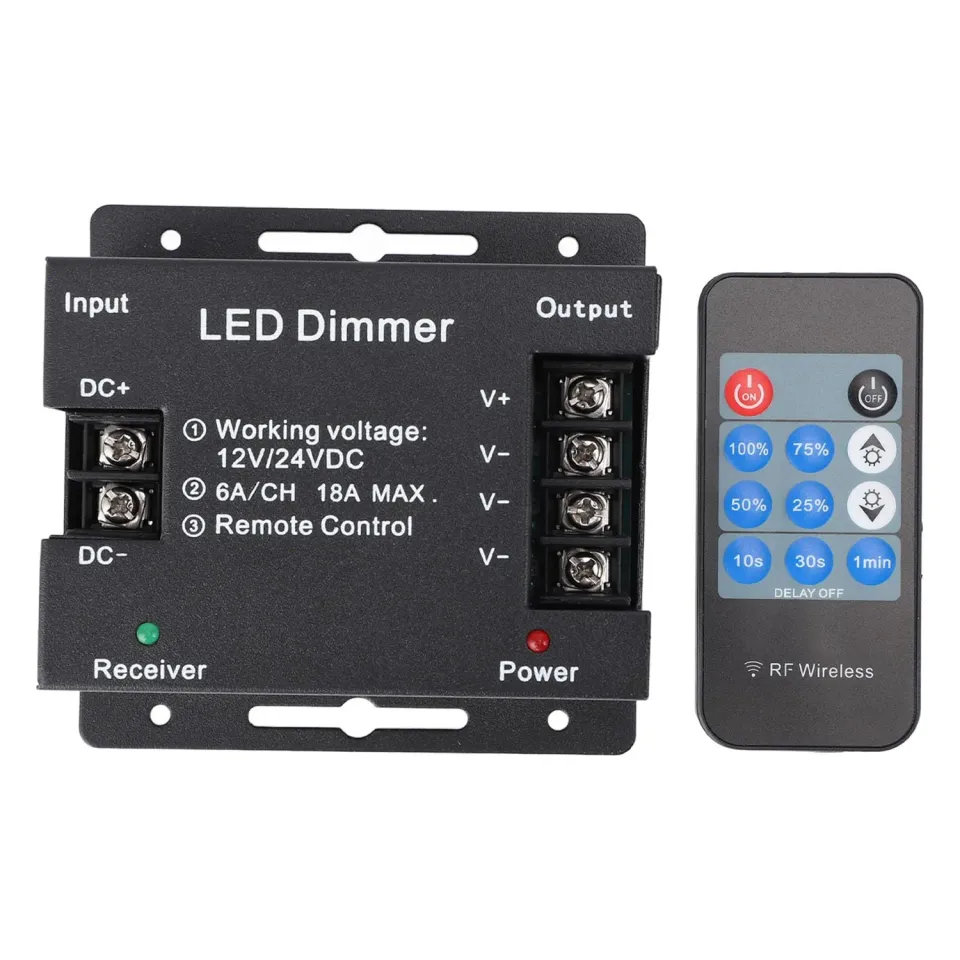 Garosa variateur LED RF télécommande 11 touches DC 12-24V PWM