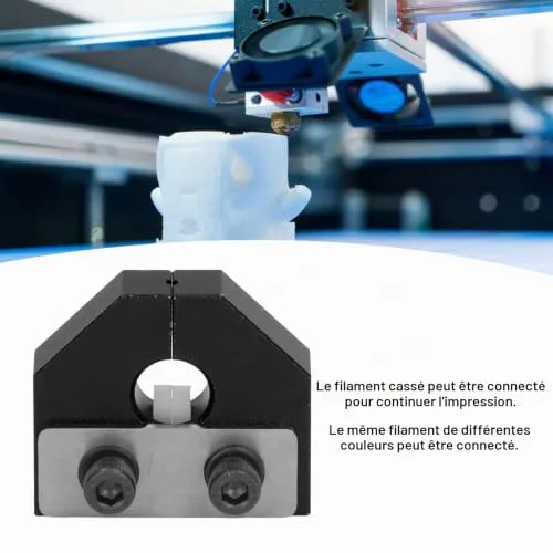 Garosa connecteur soudure filament 1,75 mm noir