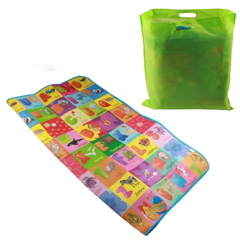 Garosa Tapis rampant pour bébé, tapis de jeu pliable imperméable