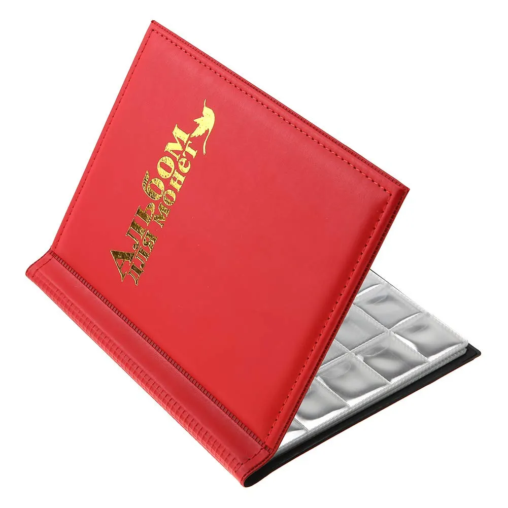Garosa album pour pièces de monnaie 250 pochettes brun