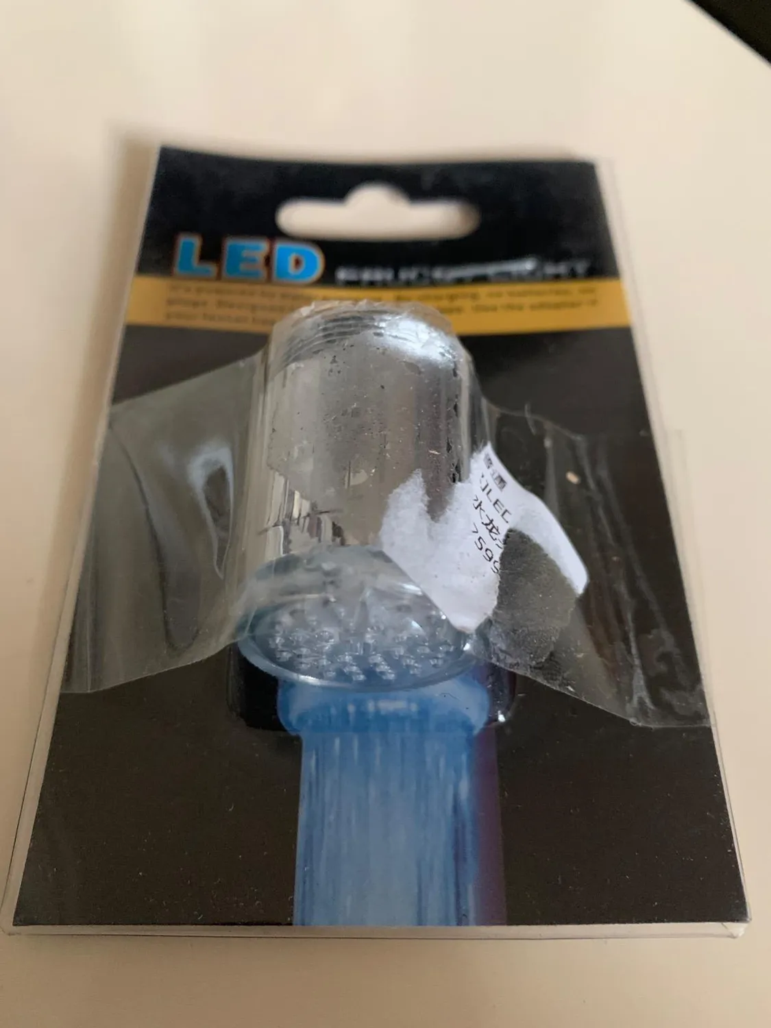 Garosa embout de robinet LED à température inox