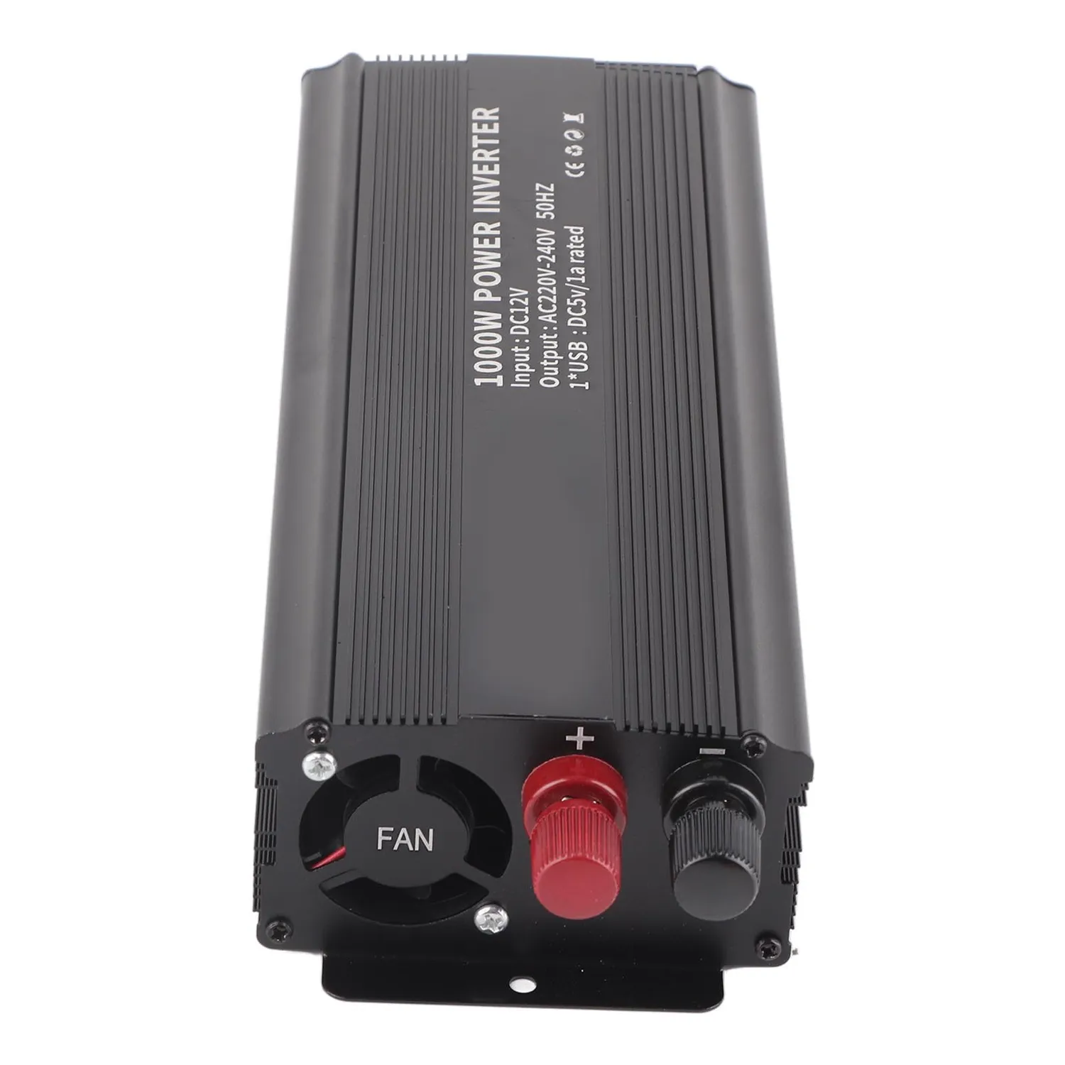 Garosa onduleur sinus pur 12 V 220 V 1000 W en alliage d’aluminium