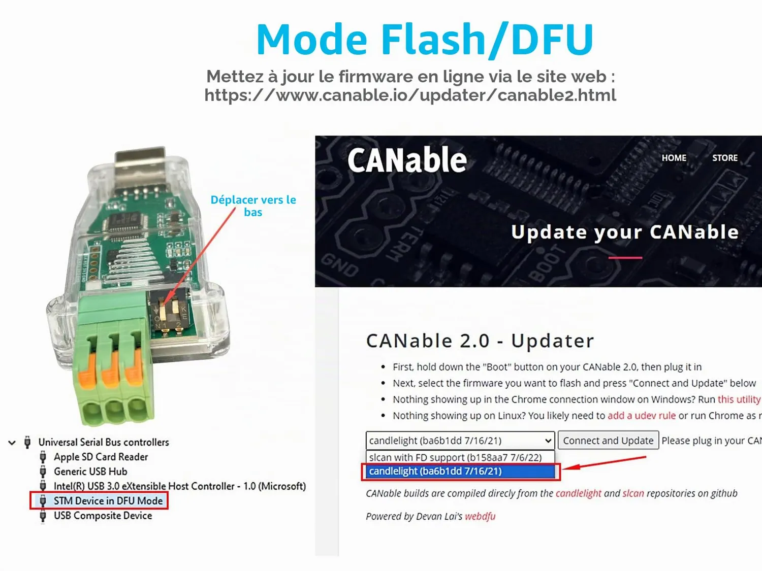 PLC Tech SH-C31A adaptateur USB-CAN CAN FD avec boîtier