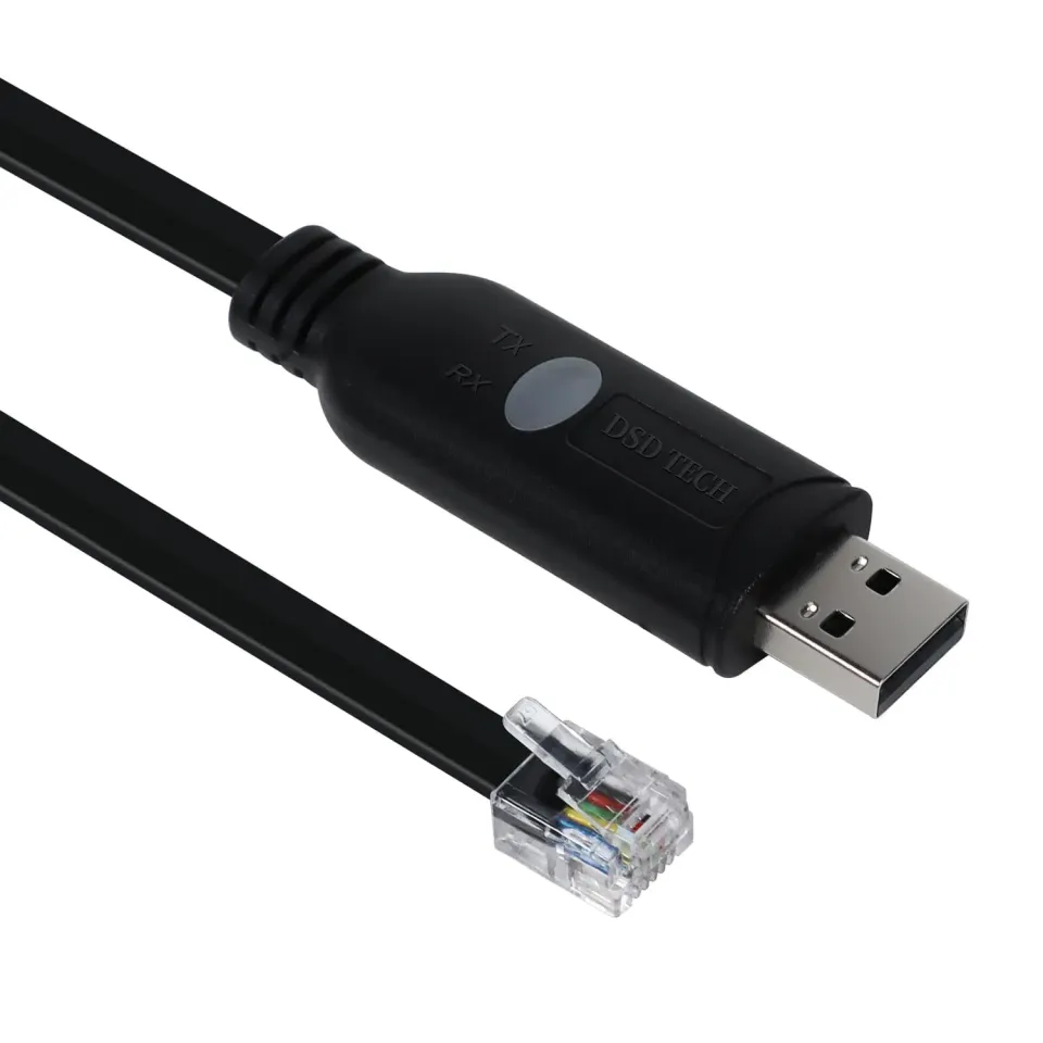 PLC Tech RS232 SH-RJ12K câble USB RJ12 FTDI 2 m