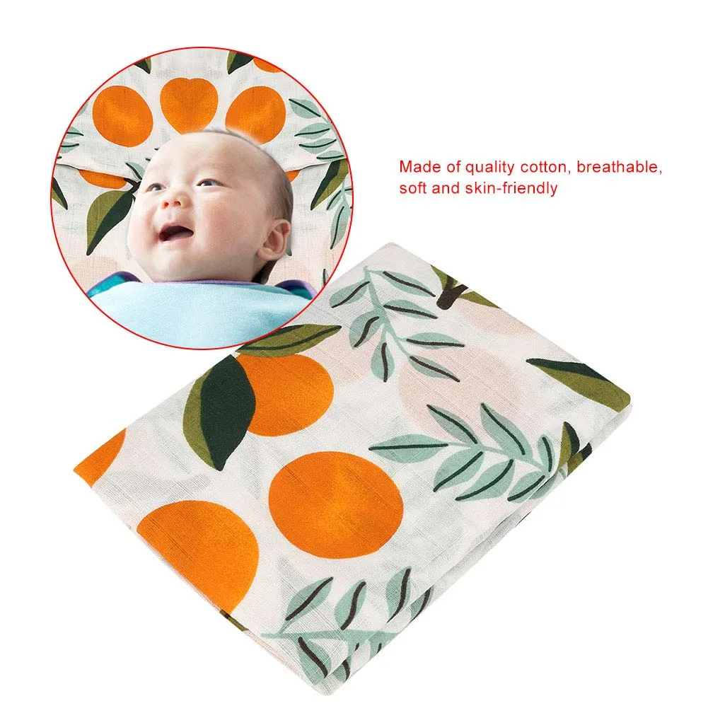 Garosa couverture mousseline bébé 120 × 120 cm coton