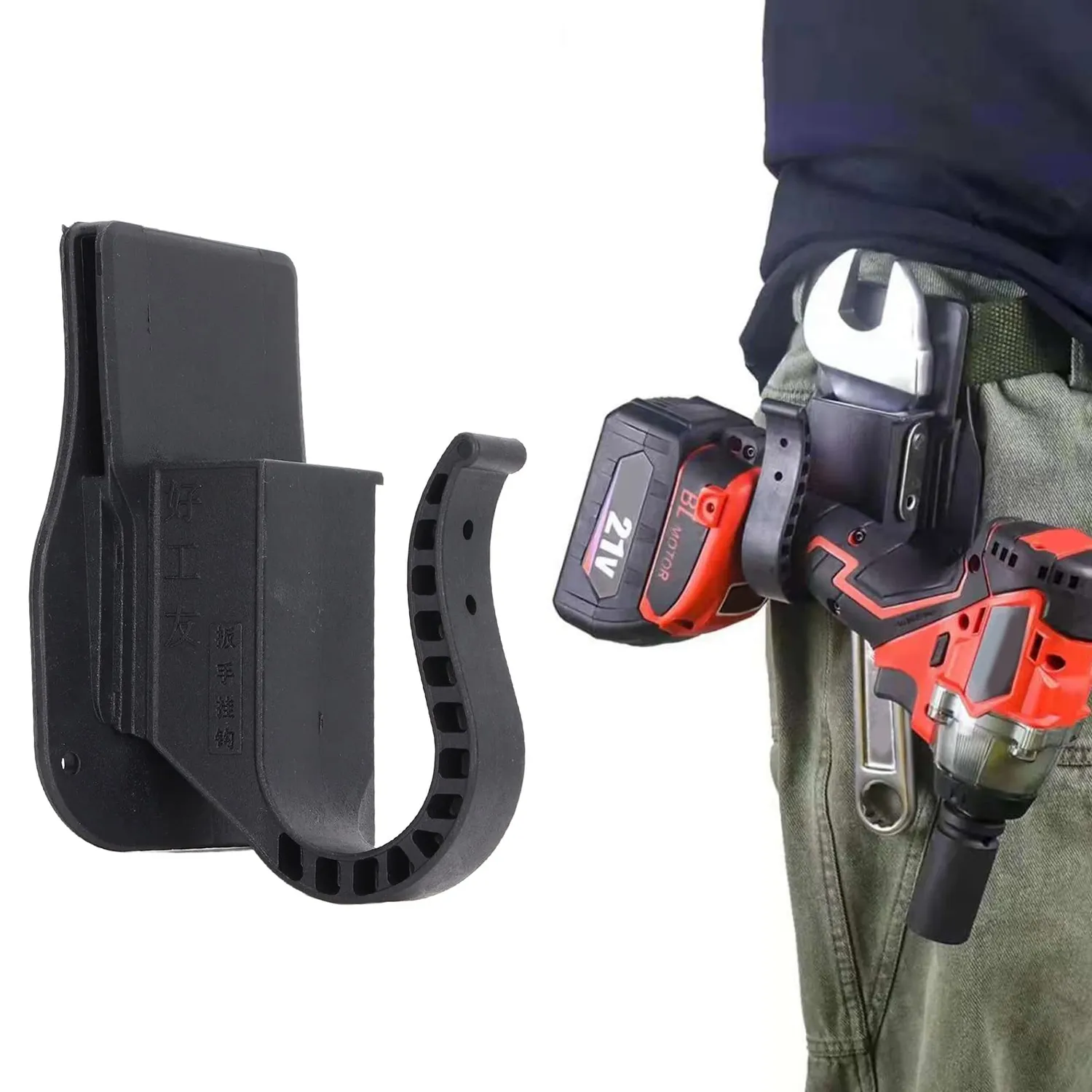 Garosa holster perceuse ceinture nylon avec corde