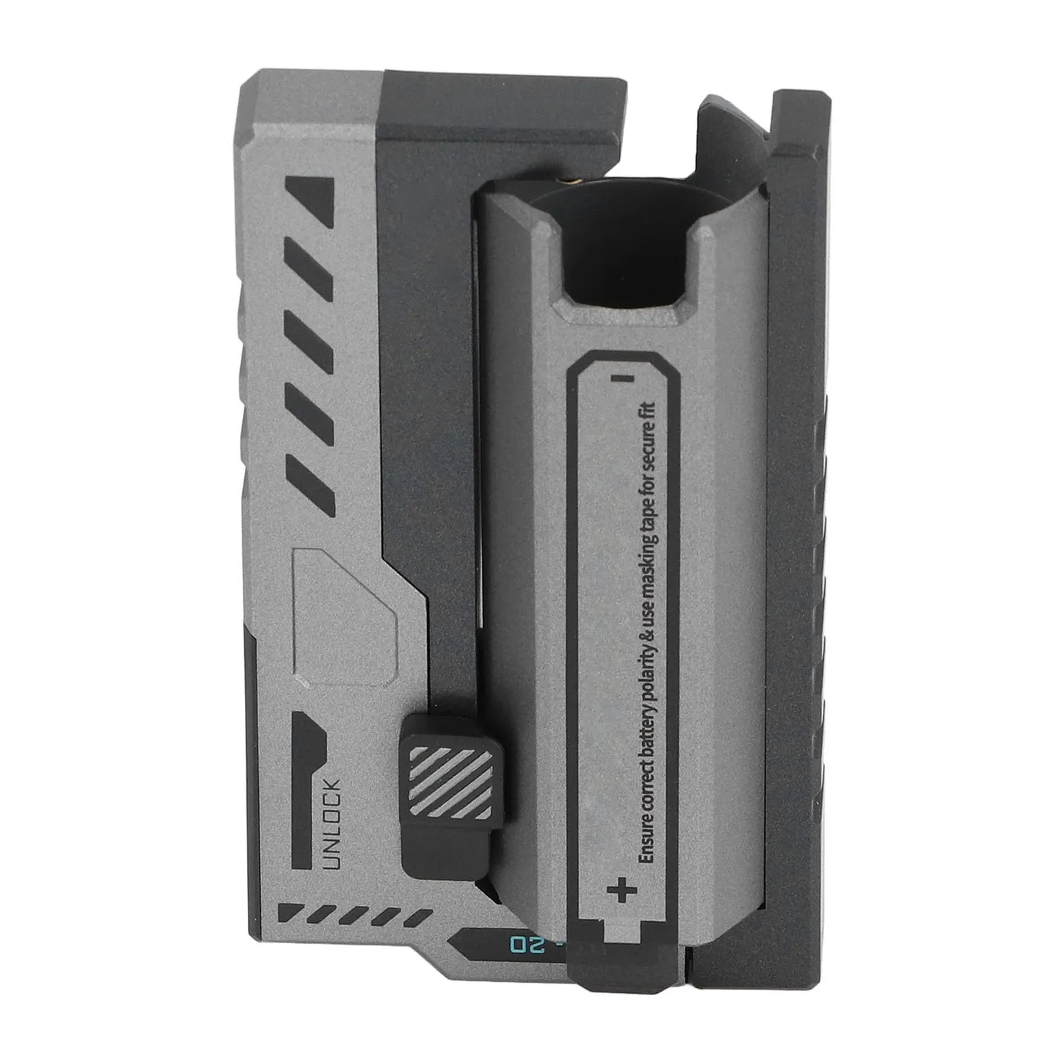 Garosa chargeur portable 2 en 1 batterie 20700 15W argent