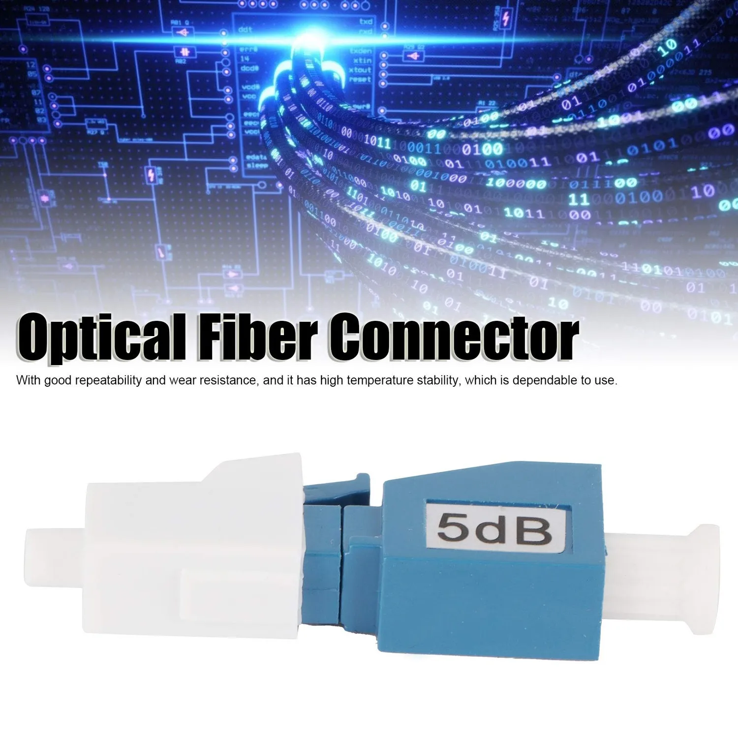 Garosa atténuateur fibre LC UPC 5 dB monomode mâle-femelle