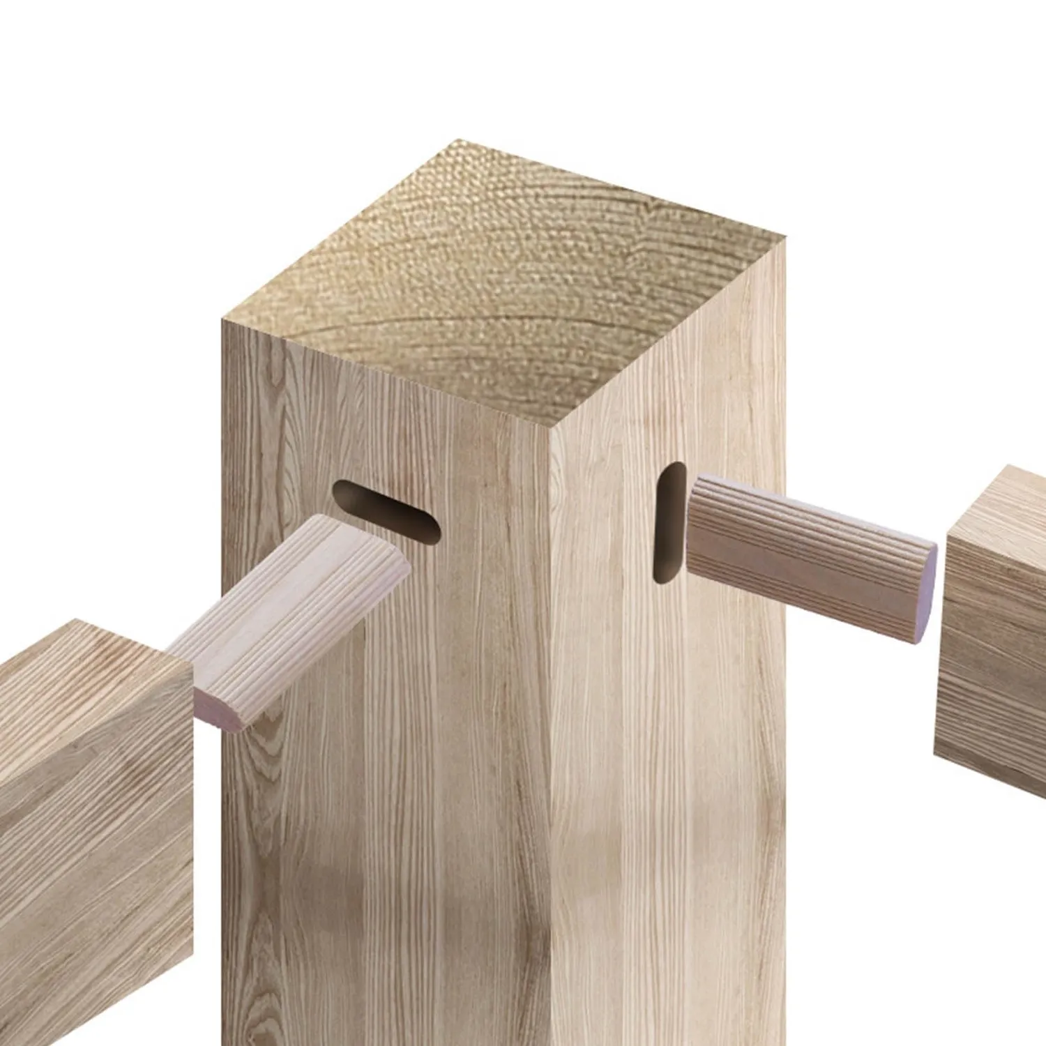 Garosa tenons lâches en hêtre 8 × 40 mm 50 pièces