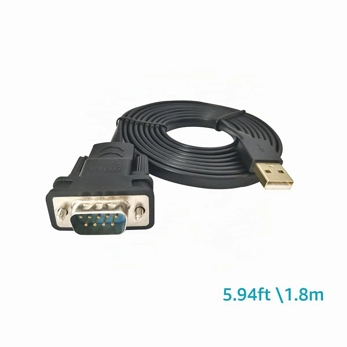 DSD TECH SH-RS232D2 câble USB vers série RS232 DB9 1,8 m