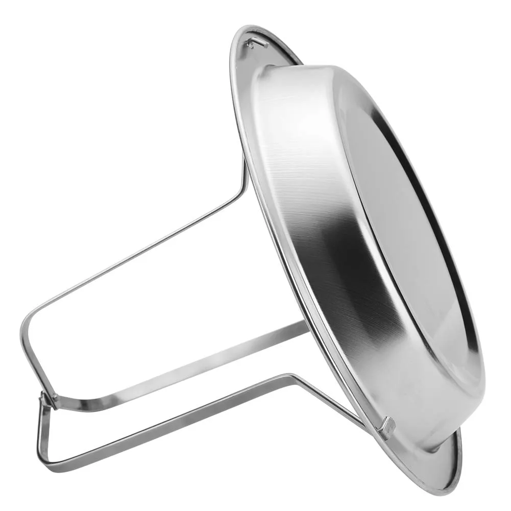 Garosa Support à poulet vertical avec lèchefrite en acier inoxydable