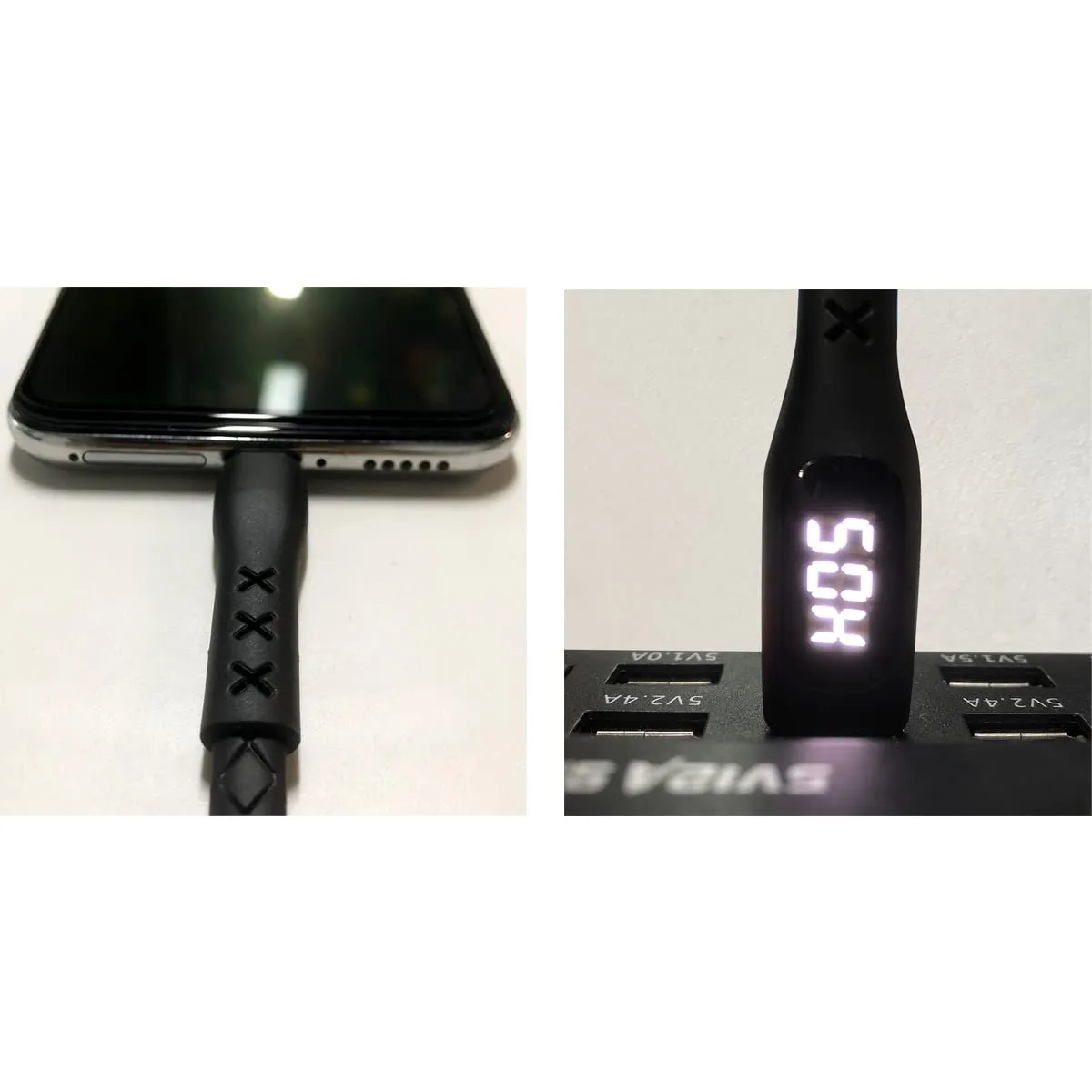 DSD TECH SH-C05A câble USB A vers USB-C affichage